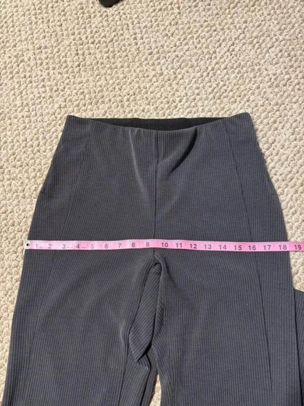 Lululemon Softstream Ribbed flare leg pant - off black - Picture 5 of 7